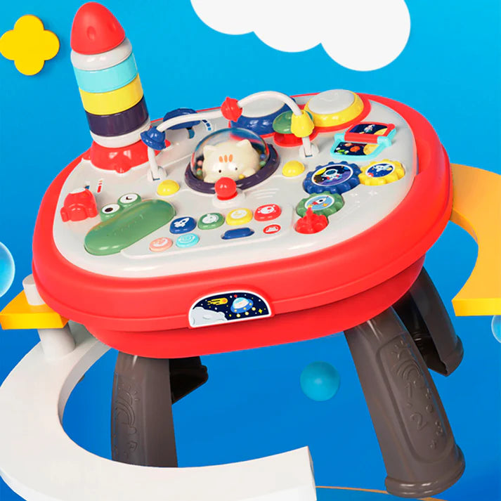Mesa Aprendizaje Infantil 4 en 1 con Luz y Música - Huanger