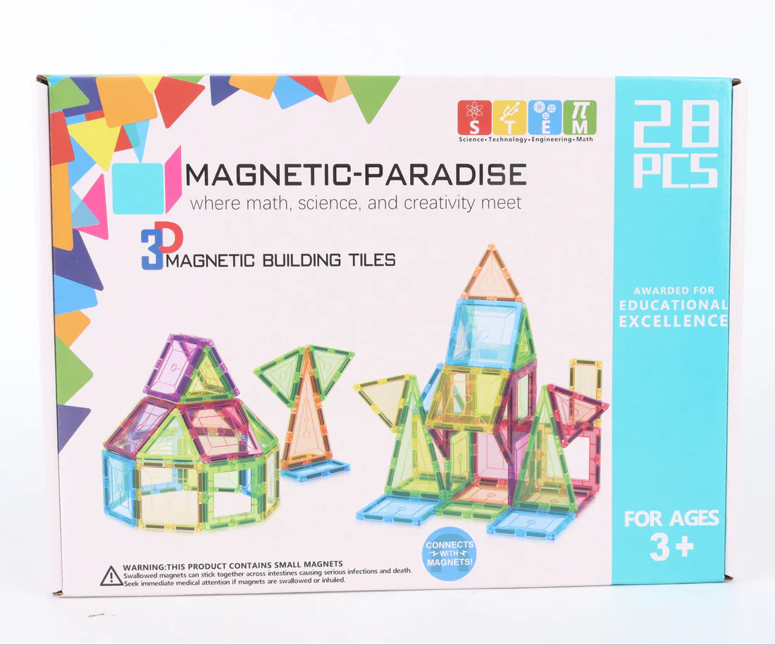 Bloques Magnéticos. 28 Piezas - Sami Toys