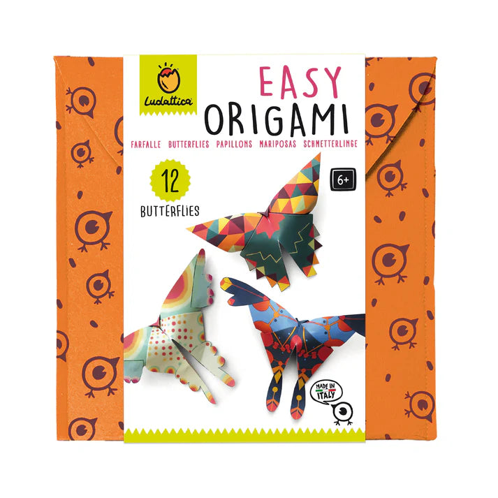 Origami Fácil 12 Mariposas - Ludattica