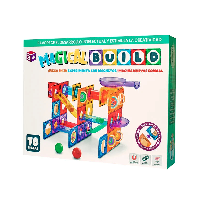 Juego Magnético Magical Build 78 Piezas - Magical Magnets