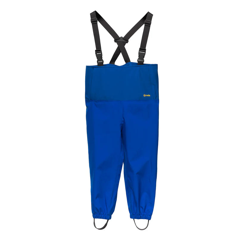 PANTALÓN JARDINERA IMPERMEABLE PARA NIÑOS NIÑAS AZUL - roda