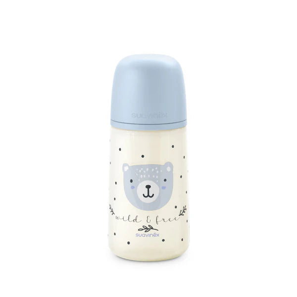 Mamadera wild de 270ml con Tetina Fisiológica Sx Pro Flujo Medio +3 meses Suavinex