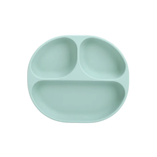 Plato de Silicona con Succión y Divisiones - The Baby Nation