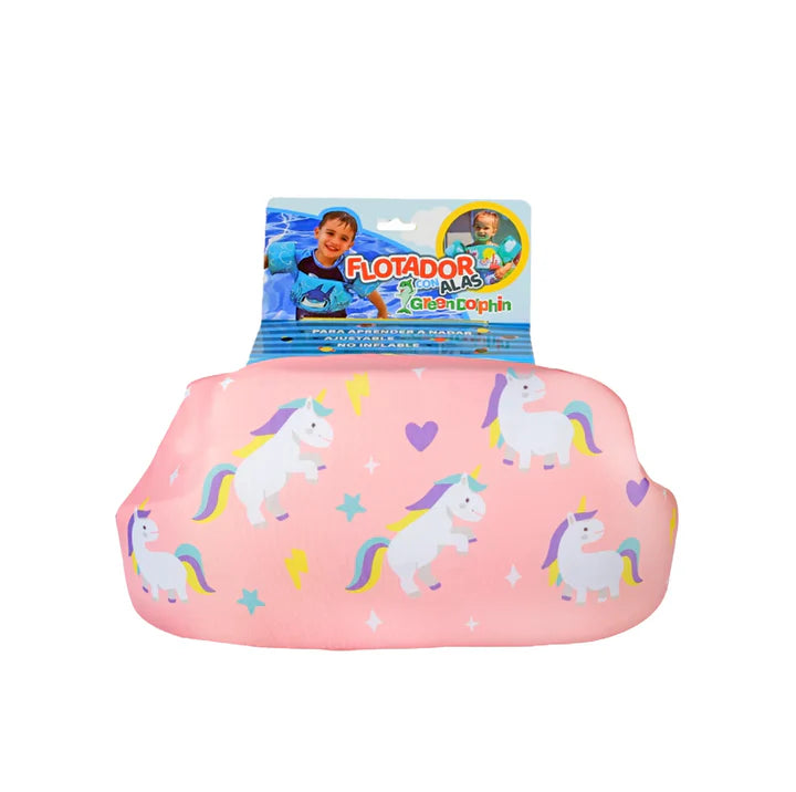Flotador con Alitas Unicornio Palorosa - Green Dolphin