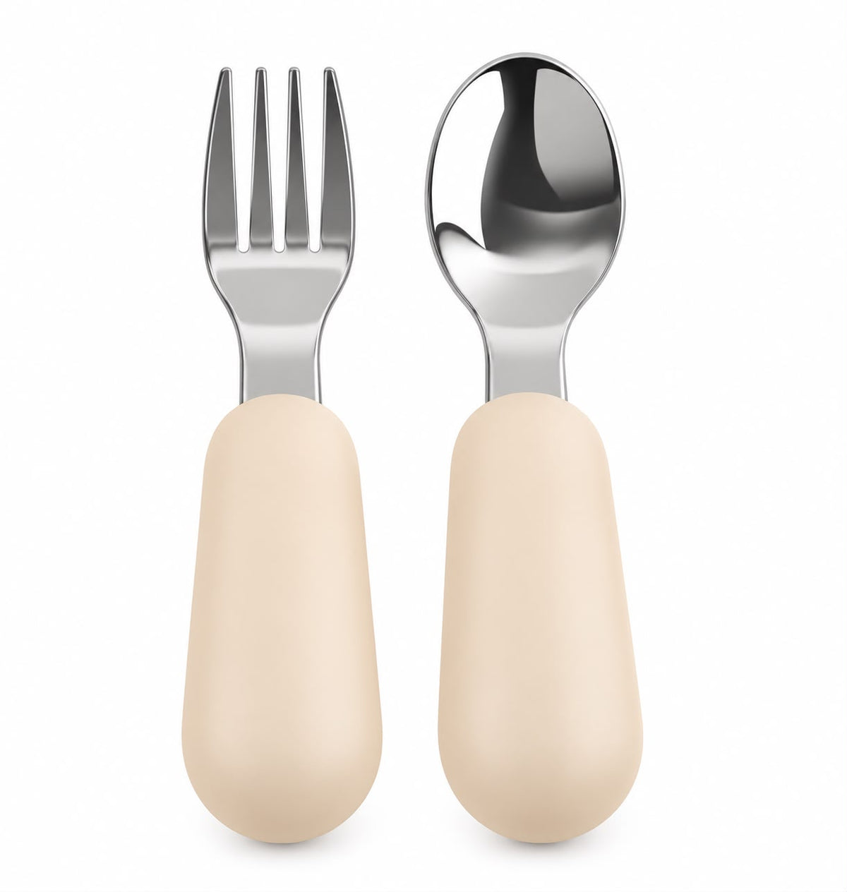 Cuchara y Tenedor de acero inoxidable - Momandme