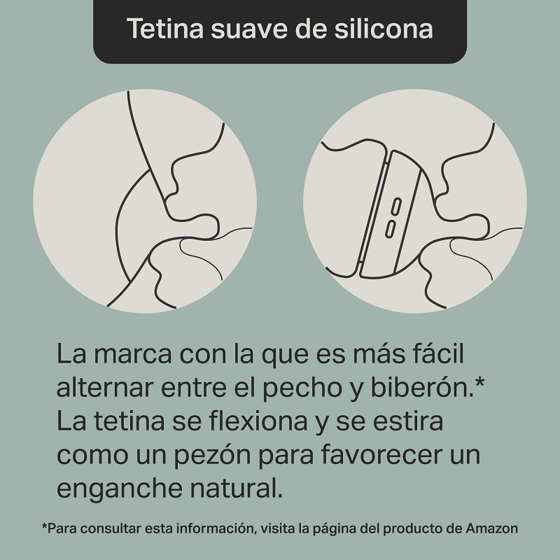 TETINA DE SILICONA ADVANCE ANTICOLIC FLUJO RAPIDO - Tommee Tippee