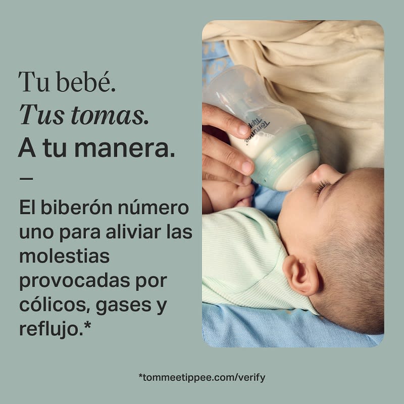 MAMADERA DE INICIO 150ML ADVANCE ANTICOLIC 0 MESES+ - Tommee Tippee
