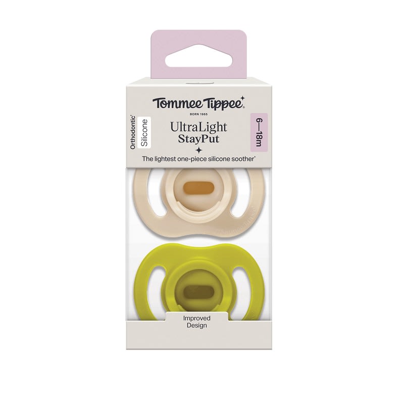 CHUPETE DE SILICONA ULTRA LIGERO STAYPUT 6-18 MESES - Tommee Tippee