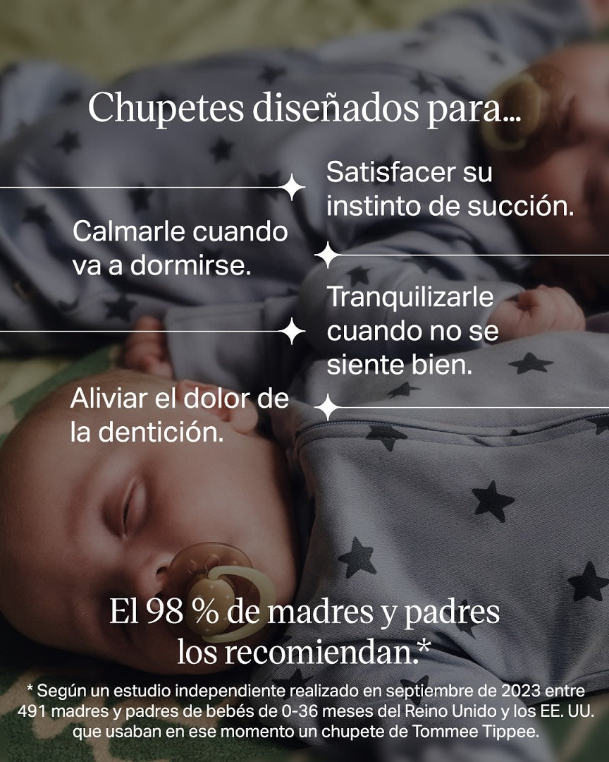 CHUPETE DE SILICONA NEWBORN 0-2 MESES NIÑO - Tommee Tippee