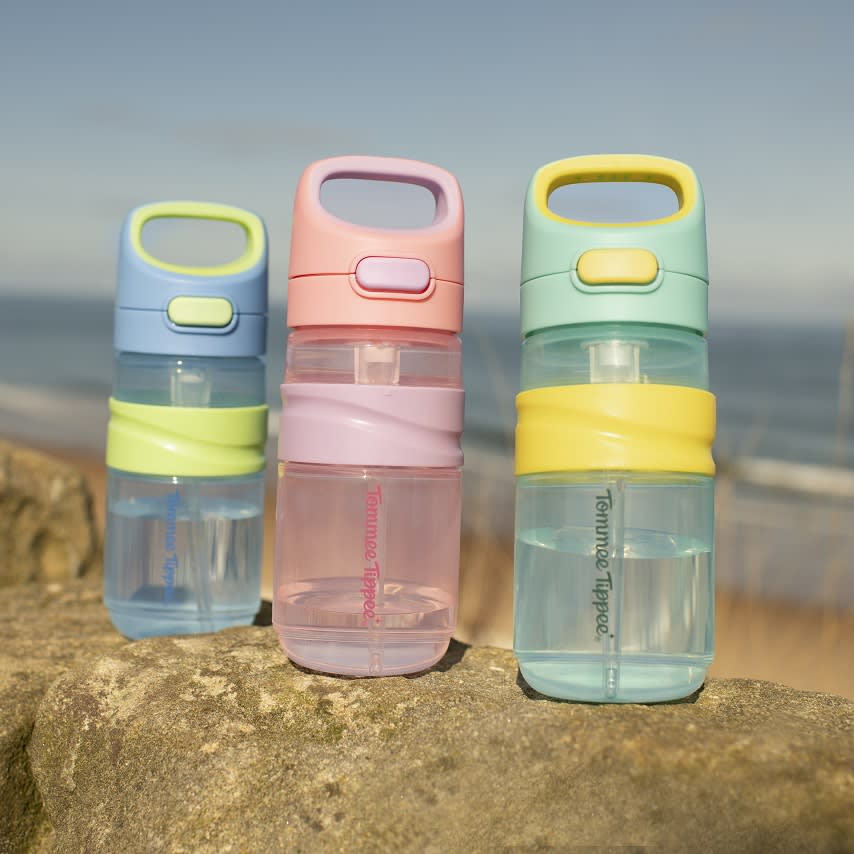 VASO CON BOMBILLA 500ML ON THE GO STRAW 18 MESES+ - Tommee Tippee