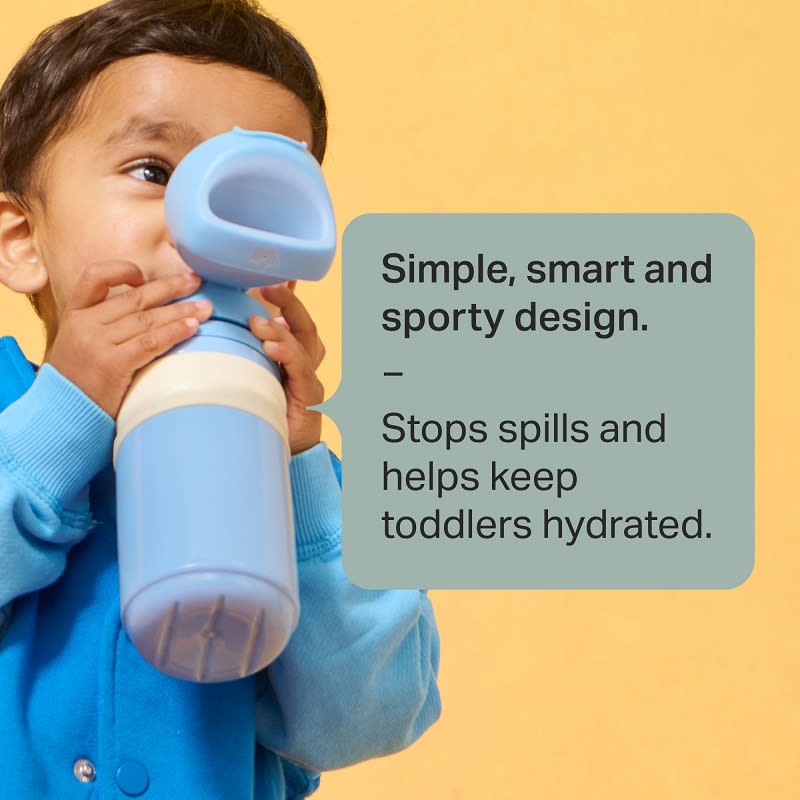 VASO CON BOMBILLA 500ML ON THE GO STRAW 18 MESES+ - Tommee Tippee