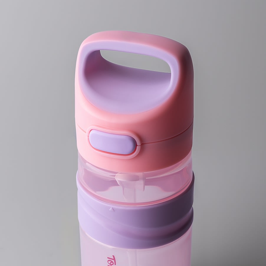 VASO CON BOMBILLA 500ML ON THE GO STRAW 18 MESES+ - Tommee Tippee