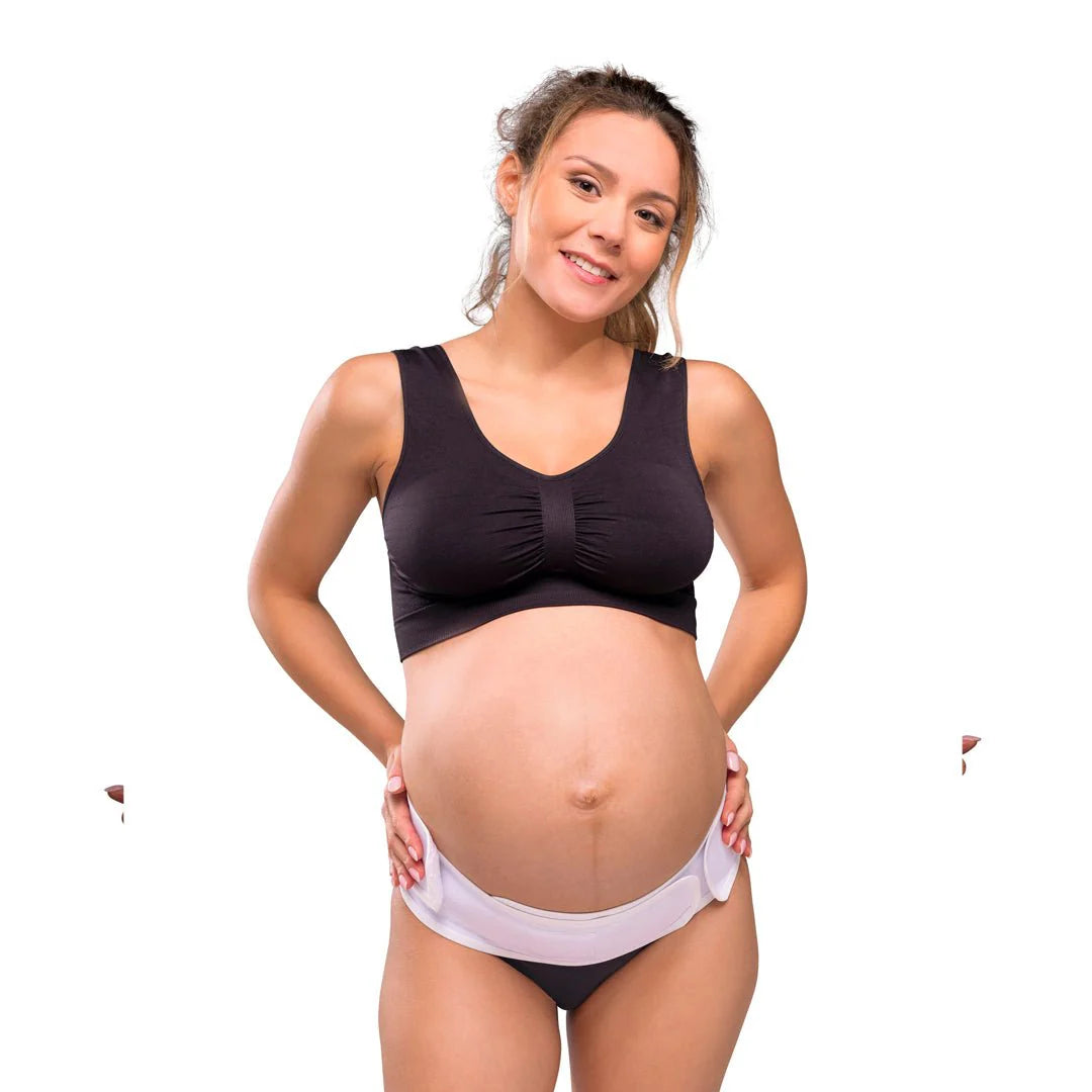 Cinturón Soporte Embarazo Ajustable Blanco talla S/M - Carriwell