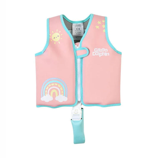 Chaleco Flotador Infantil Arcoíris Palorosa 19 a 30 kg - Green Dolphin