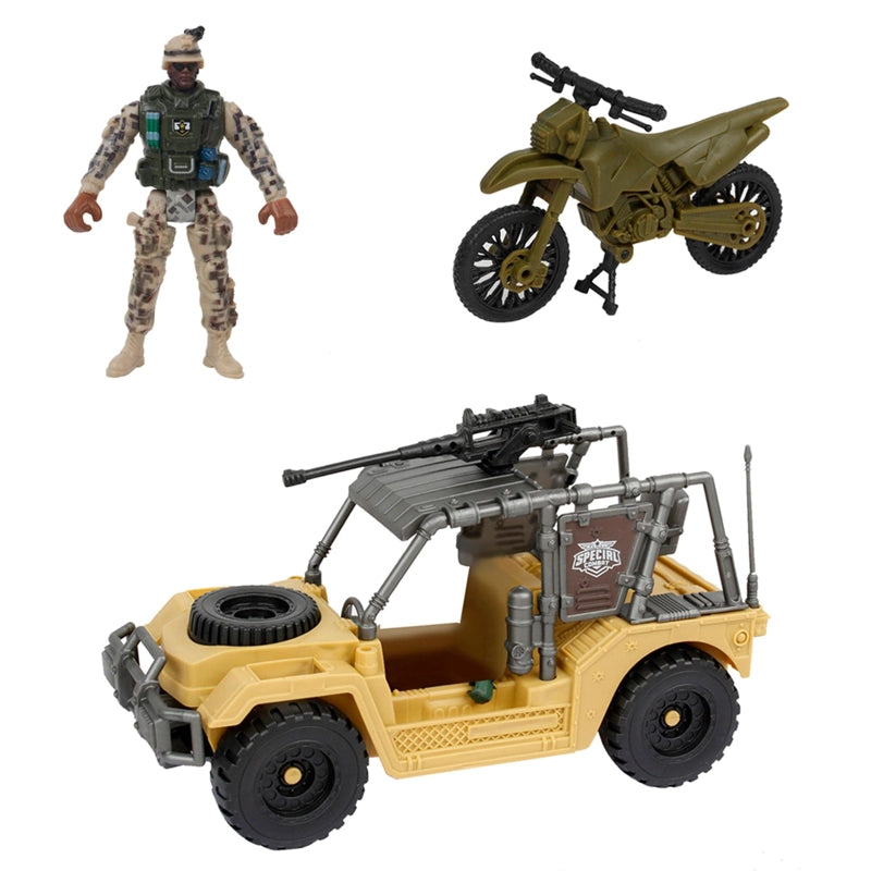 VEHICULO COMBATE CAMIONETA Y MOTO SPECIAL COMBAT