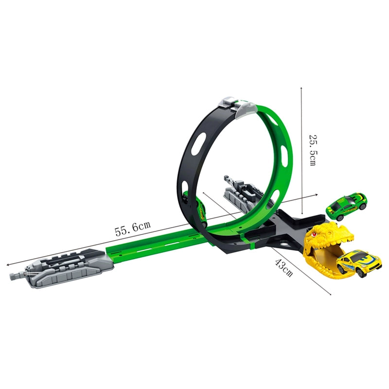 PISTA DE AUTO TRACK MAX POWER VERDE RACING TRACK