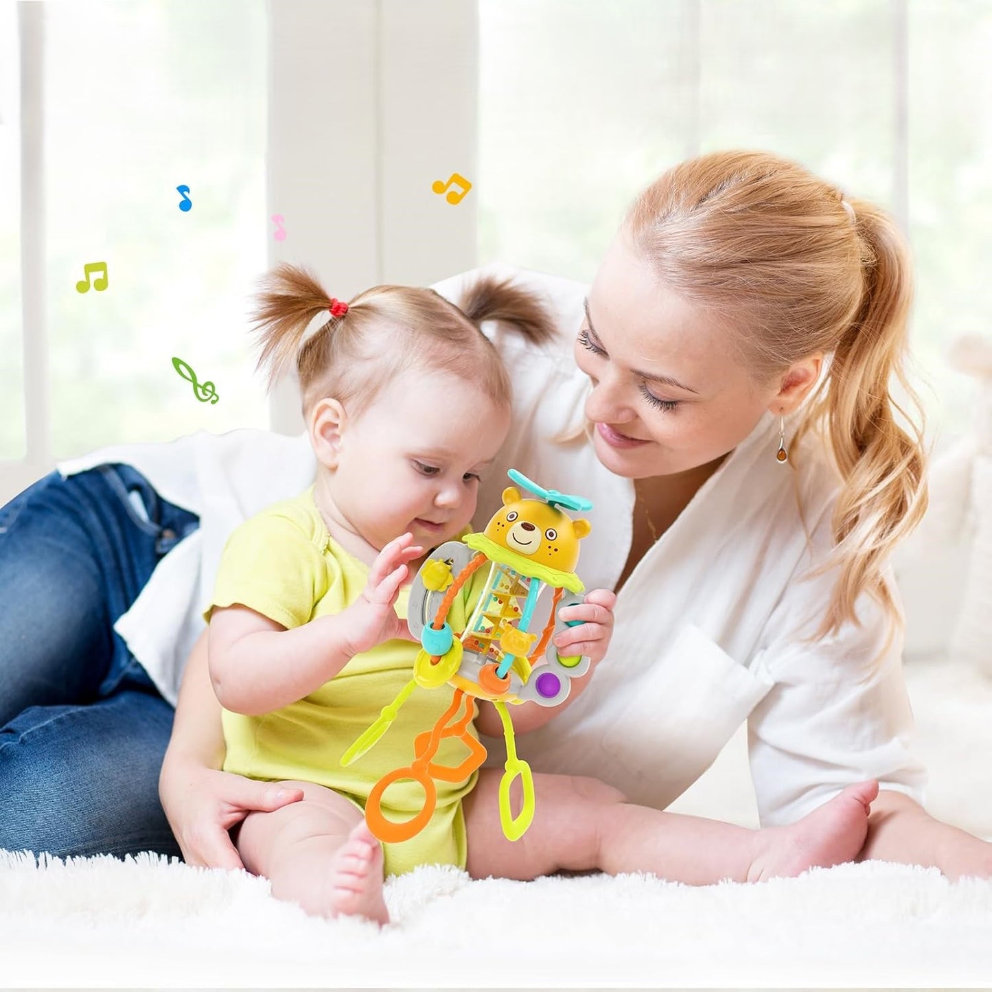 Juguete Oso Interactivo Sacude Y Tira – Hola Toys