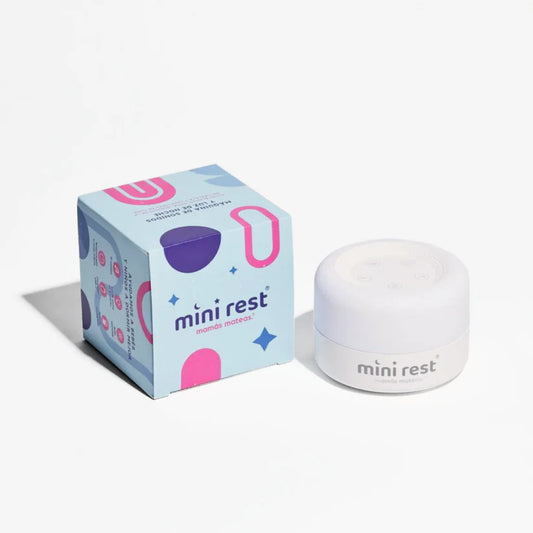 Mini Rest® - Máquina de Sonidos, Ruido Blanco y Luz de Noche - Mamas Mateas