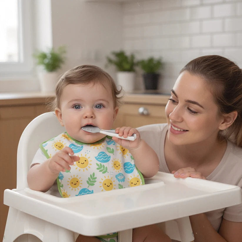 Set de 2 Pre-Cucharas de Aprendizaje para Bebé – +4 meses - Mamas Mateas